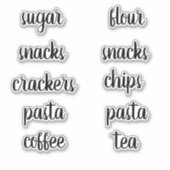 Sticker Étiquette de script de l'organisation de l (Devant)