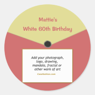 Sticker Étiquette d'enregistrement personnalisé V2