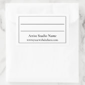 Sticker Étiquette du dos de l'oeuvre (Sac)