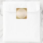 Sticker Étiquette en marbre or Petit Carré (Sac)