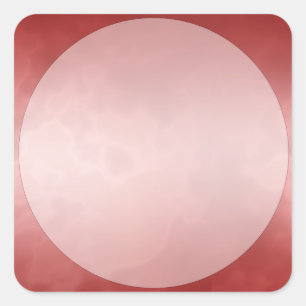 Sticker Étiquette en marbre rouge Petit Carré