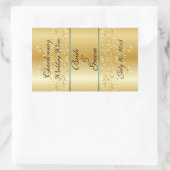 Sticker Étiquette Gold sur Mariage Gold (Sac)