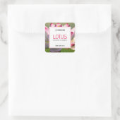 Sticker Étiquette Lotus Candle (Sac)
