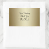 Sticker Étiquette Mariage Or (Sac)