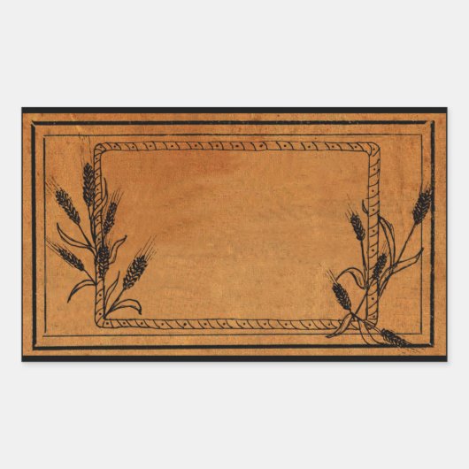 Sticker Étiquette MASON vintage (Devant)