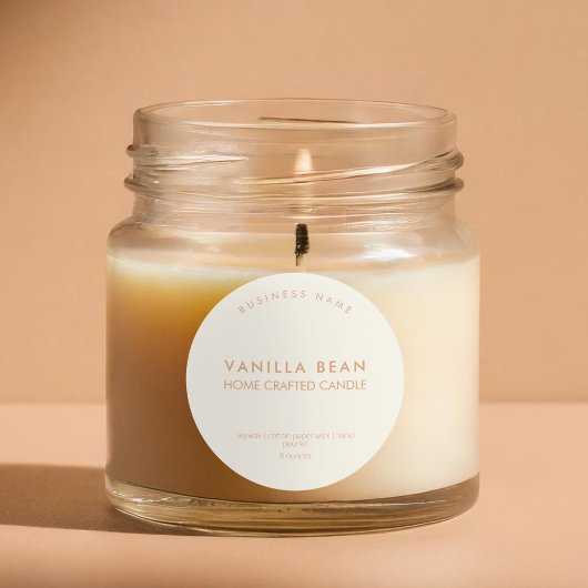 Sticker Étiquette minimaliste moderne fait maison