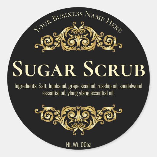 Sticker Étiquette Pour Scruter De Sucre Fait À La  (Devant)