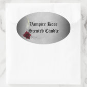 Sticker Étiquette Rose Vampire (Sac)