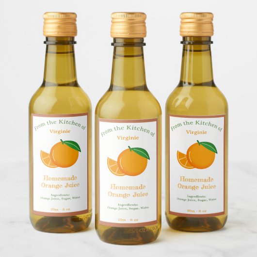 Sticker Étiquette Rustique à la bouteille de jus d (Bouteilles)