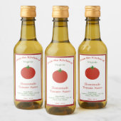 Sticker Étiquette Rustique Sauce Tomate (Bouteilles)
