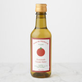 Sticker Étiquette Rustique Sauce Tomate (Devant)