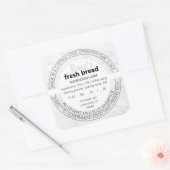 Sticker Étiquette simple en marbre (Enveloppe)