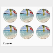 Sticker Étiquette Tropical Tidings (Feuille)