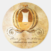 Sticker Étiquette vintage Princess Cinderella