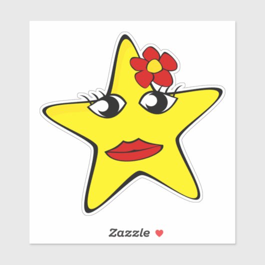 Sticker Étoile (Feuille)