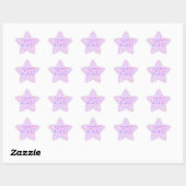 Sticker Étoile 2026 number new year cute pink purple (Feuille)