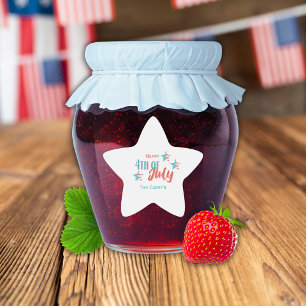 Sticker étoile 4 juillet BBQ