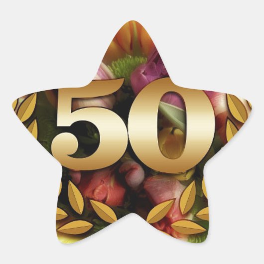 Sticker Étoile 50e anniversaire (Devant)