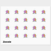 Sticker Étoile 65 Anniversaire officiel (Feuille)