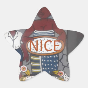 Sticker Étoile Africain traditionnel Homestead Lifestyle