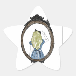 Sticker Étoile Alice à travers le miroir