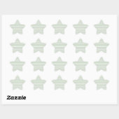 Sticker étoile Amara Stripe (Feuille)
