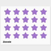 Sticker Étoile Amethyst Violet (Feuille)