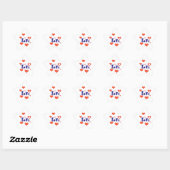 Sticker Étoile Amour (Feuille)