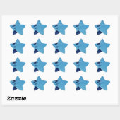 STICKER ÉTOILE ANGEL BLOWING HORN (Feuille)