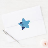 STICKER ÉTOILE ANGEL BLOWING HORN (Enveloppe)
