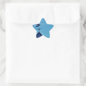 STICKER ÉTOILE ANGEL BLOWING HORN (Sac)