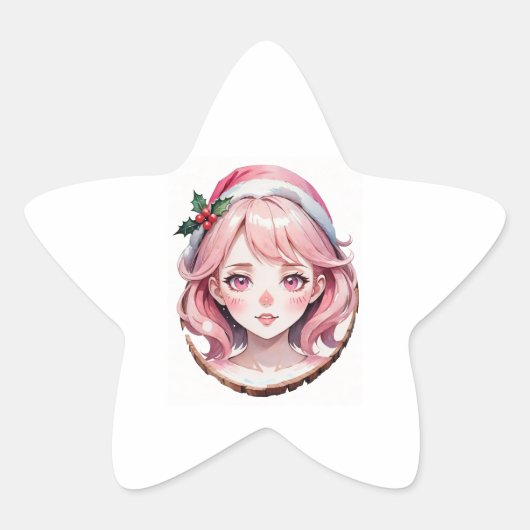 Sticker Étoile Anime (Devant)