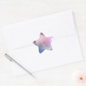 Sticker Étoile Aquarelle (Enveloppe)