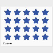Sticker Étoile Ara hyacinthe bleu (Feuille)