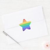 Sticker Étoile Arc-en-ciel (Enveloppe)