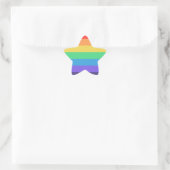 Sticker Étoile Arc-en-ciel (Sac)