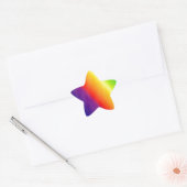 Sticker Étoile Arc-en-ciel (Enveloppe)