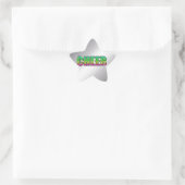 Sticker Étoile Arc-en-ciel glitter (Sac)