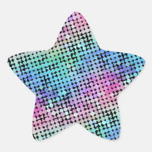 Sticker Étoile arc-en-ciel regen :