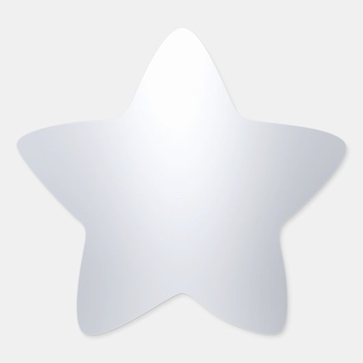 Sticker Étoile Argent moderne look Blair Modèle Élégant Glamor (Devant)