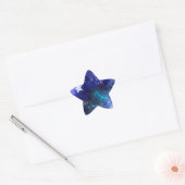 Sticker Étoile Arrière - plan spatial avec étoiles (Enveloppe)