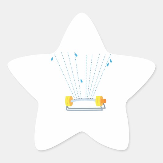 Sticker Étoile Arroseur (Devant)