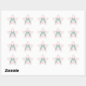 Sticker Étoile art de chat arc-en-ciel (Feuille)