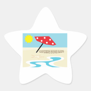 Sticker Étoile Attraper Des Rayons