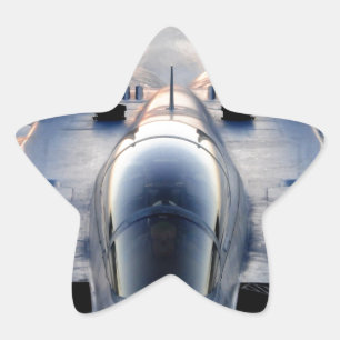 Sticker Étoile Avion militaire