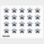 Sticker Étoile Avion militaire (Feuille)