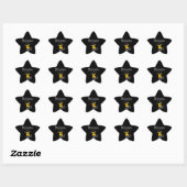 Sticker Étoile Badminton Chick #4 (Feuille)