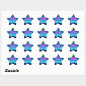 Sticker Étoile BAIGNADE : L'esprit Cool dans les temps chauds (Feuille)