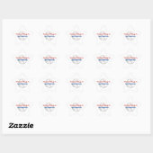 Sticker Étoile Baseball personalized bookplates for kids - star (Feuille)