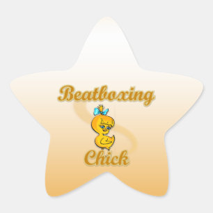 Sticker Étoile Beatboxing Chick